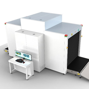 X-Ray bagaj tarama cihazı – giriş noktalarında çanta ve paketleri taramak için kullanılan yüksek çözünürlüklü X-Ray güvenlik sistemi. | -Ray baggage scanner – high-resolution X-Ray security system used for scanning bags and parcels at entry points.